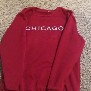 Red Chicago long sleeve